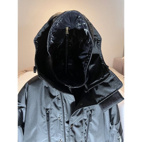 DSQUARED2 Mens Technical Double-Layered Jacket Size 50 L S74AA0171 S49764 900 NW - Picture 8 of 16